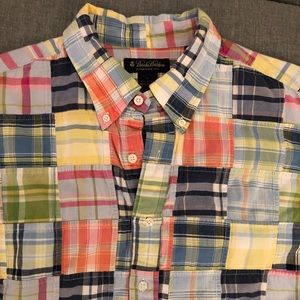 Brooks Brothers Patchwork Madras SS Shirt